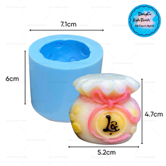 Khuôn Silicon - Túi Vàng - 7cmLỘC