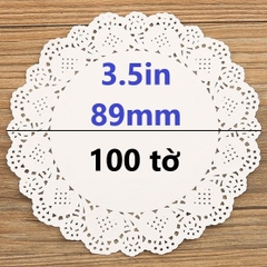 Lót Giấy Ren - Tròn - Túi 100 tờ
