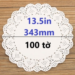 Lót Giấy Ren - Tròn - Túi 100 tờ