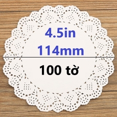 Lót Giấy Ren - Tròn - Túi 100 tờ