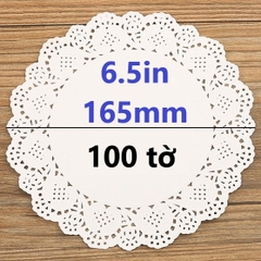 Lót Giấy Ren - Tròn - Túi 100 tờ