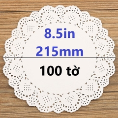 Lót Giấy Ren - Tròn - Túi 100 tờ