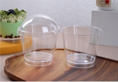 Ly Nhựa Mika - Mousse - Tiramisu - Tròn 7cm lc 7770