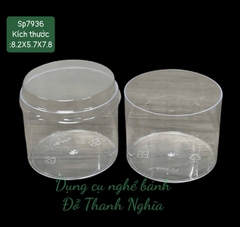 Ly Nhựa Mika - Tròn Tiramisu 7x5.5cm LC2016 200ml