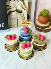 Ly Nhựa Mika - Tròn Tiramisu 7x5.5cm LC2016 200ml