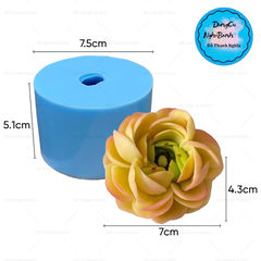 Khuôn Silicon - Hoa Mao Lương 7Cm - SMD