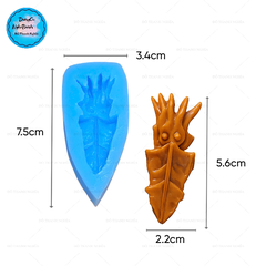 Khuôn Silicon - Món Ăn - Sinh Vật Biển Con Mực 5.6cm