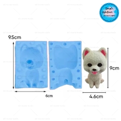 Khuôn Silicon - Động Vật - Chó Ngồi 9x4.6cm