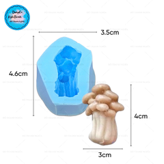 Khuôn Silicon - Rau Củ - Nấm 5cm