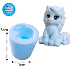 Khuôn Silicon - Động Vật - Ngựa Pony Cao 8cm