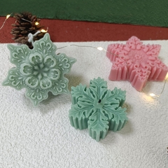 Khuôn Silicon - Noel - Cánh Hoa Tuyết Noel 8cm