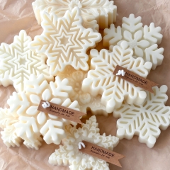 Khuôn Silicon - Noel - Cánh Tuyết Noel - Họa Tiết Cong 8cm