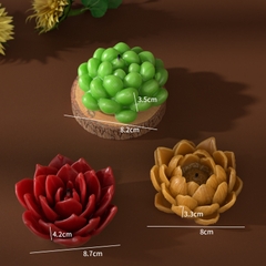 Khuôn Silicon - Sen Đá - Đại Đoá  8.7cm