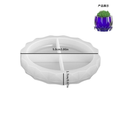 Khuôn Silicon - Đế Cây - Đa Giác 9.8cm
