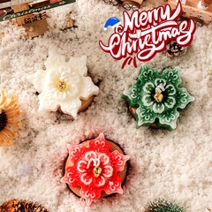 Khuôn Silicon - Noel - Cánh Hoa Tuyết Noel 8cm