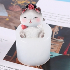 Khuôn Silicon - Động Vật - Mèo Hoàng Hậu 6.3cm