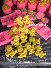 Khuôn Silicon - Ông Thần Tài Set 2