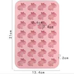 Khuôn Silicon - Động Vật - Vĩ Chip Chip Capybara Vĩ 28c