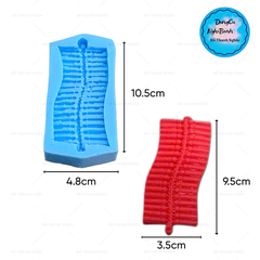 Khuôn Silicon - Tết Pháo Tết - pháo 9x3.5x1cm