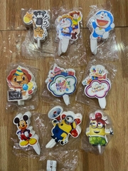 Phụ Kiện Trang Trí Cắm Giấy 50 Thẻ Hoạt Hình - mickey siêu nhân