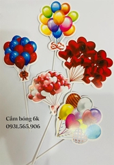 PKC-Set Cắm Bong Bóng Phụ Kiện Trang Trí Bánh