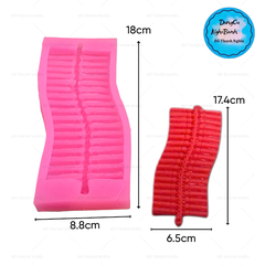 Khuôn Silicon - Tết Pháo Tết - pháo17x6.3 H1.6cm
