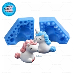 Khuôn Silicon - Động Vật - Ngựa Pony 2 Mảnh 6cm