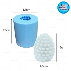 Khuôn Silicon - Noel - Quả Thông