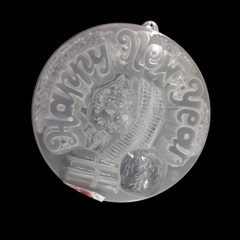 RNL55 - Khuôn Nhựa RCT - 20cm - Happy New Year Pháo Lồng Đèn Hoa Mai