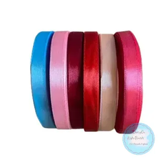 Ruy Băng Trang Trí - Thường - 1cm - TRƠN ĐỎ
