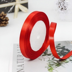 Ruy Băng Trang Trí - Thường - 1cm- ĐỎ HỒNG