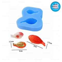 Khuôn Silicon - Biển - Cá Koi 3cm - 2c