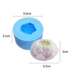 Khuôn Silicon - Hoa Sen - Sen Bách Hợp 3.7cm V28
