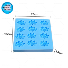 Khuôn Silicon - Hoa Sen Nhỏ 2.5cm 12c