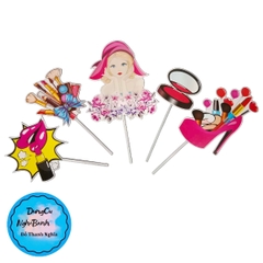Set Cắm Cô Gái Phụ Kiện Trang Trí Bánh