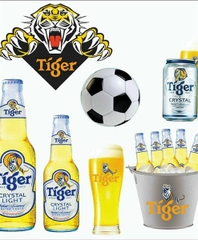 Set Cắm Tiger Vàng Phụ Kiện Trang Trí Bánh