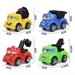 Set Xe Cộ Nhựa - PKD - Set 4 #1 - Tải Cẩu Móc 6cm