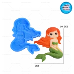 Khuôn Silicon - Biển Tiên Cá - #10 - Ngồi 10.5cm