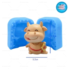 Khuôn Silicon - Động Vật - Trâu 2 mảnh 6.4cm M08