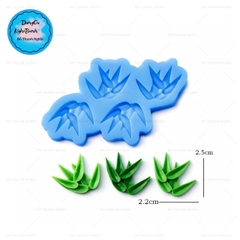 Khuôn Silicon - Lá Cành -Mầm Tre Trúc 4c 2.5cm