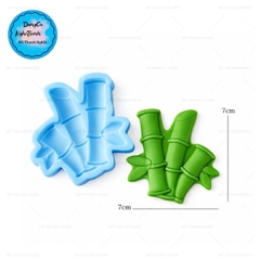 Khuôn Silicon - Lá Cành -Mầm Tre Trúc 7cm