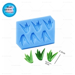 Khuôn Silicon - Lá Cành -Mầm Tre Trúc 6c 2.5cm