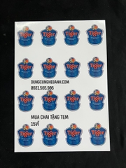 Tem Dán Bia Rượu - TEM tiger nhỏ