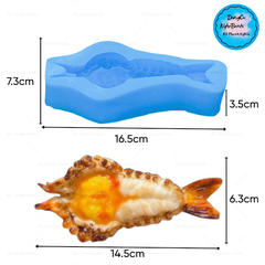 Khuôn Silicon - Món Ăn - Tôm Hùm Nướng Nhỏ 14.5cm
