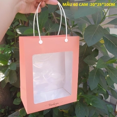 Túi Giấy - Quai Xách - Vuông 20x25x10cm - Túi Hồng