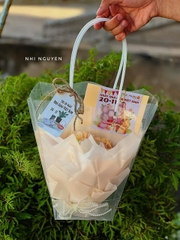 Túi Nhựa - Đựng Giỏ Hoa H3 - Quai Xách