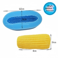 Khuôn Silicon - Trái Cây - Bắp 11cm - 2/3 Trung
