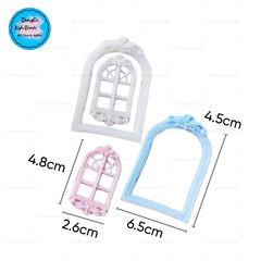 Khuôn Silicon - Cánh Cửa Hoa Văn 4.8cm