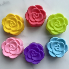 [10 cup] Khuôn Silicon - Cup Set 5cm - M95 Hoa Hồng