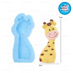 Khuôn Silicon Động Vật Hươu Cao Cổ 7cm